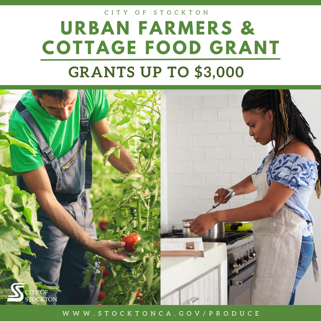 Image of Urban Farmers and Cottage Foods Grant Program promotional graphic